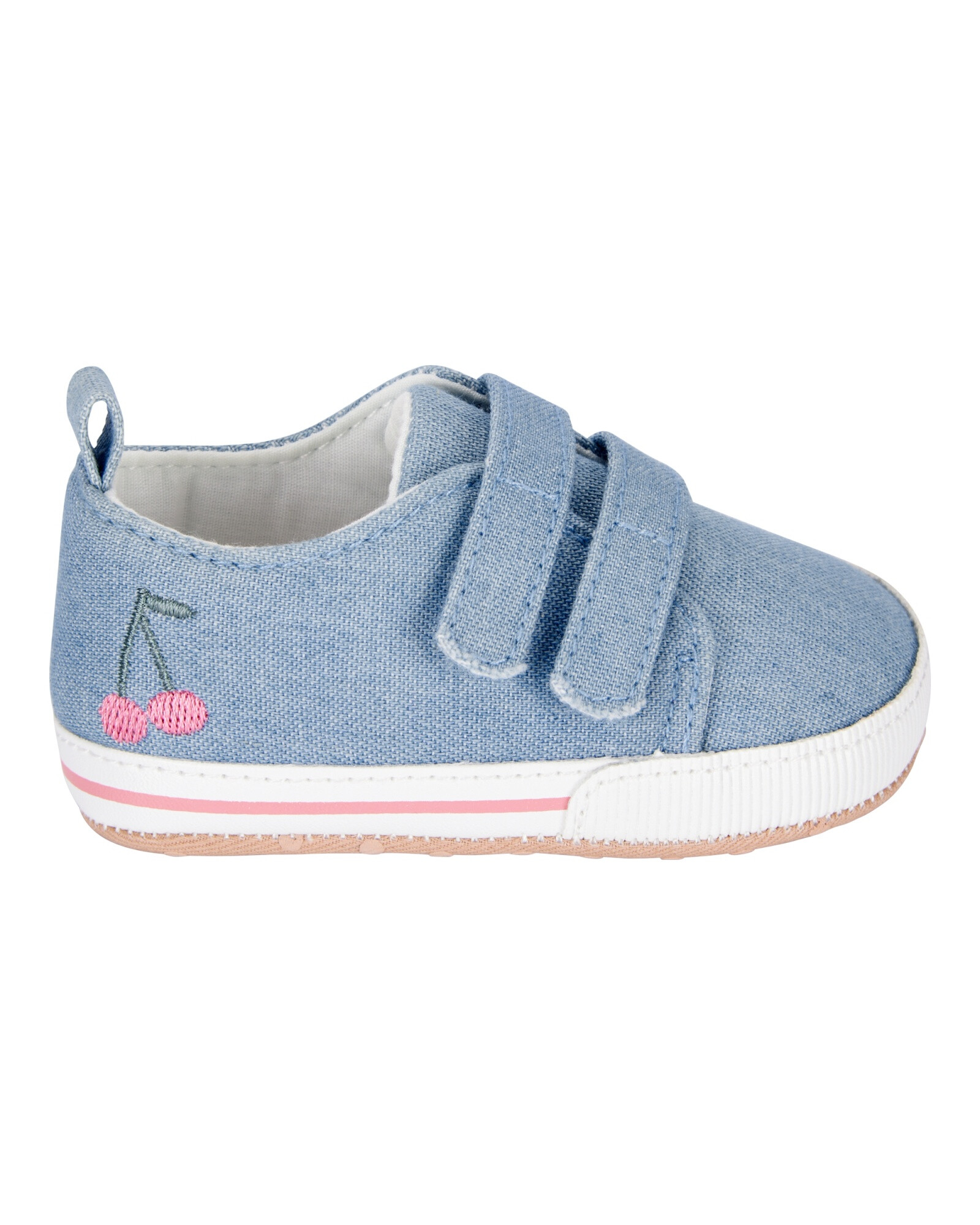 Zapato de bebé, con velcro, cerezas Sin color