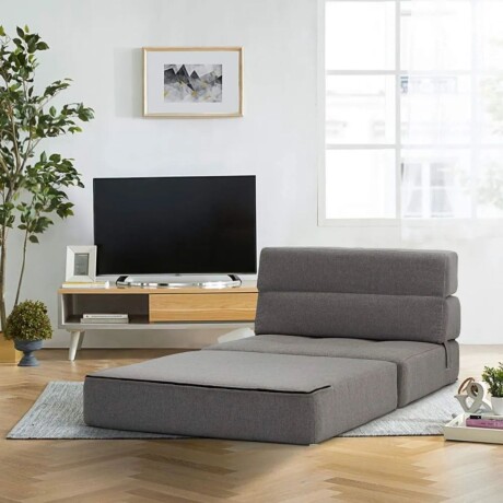 Sillón cama individual Lumax Oster en caja compactado Gris