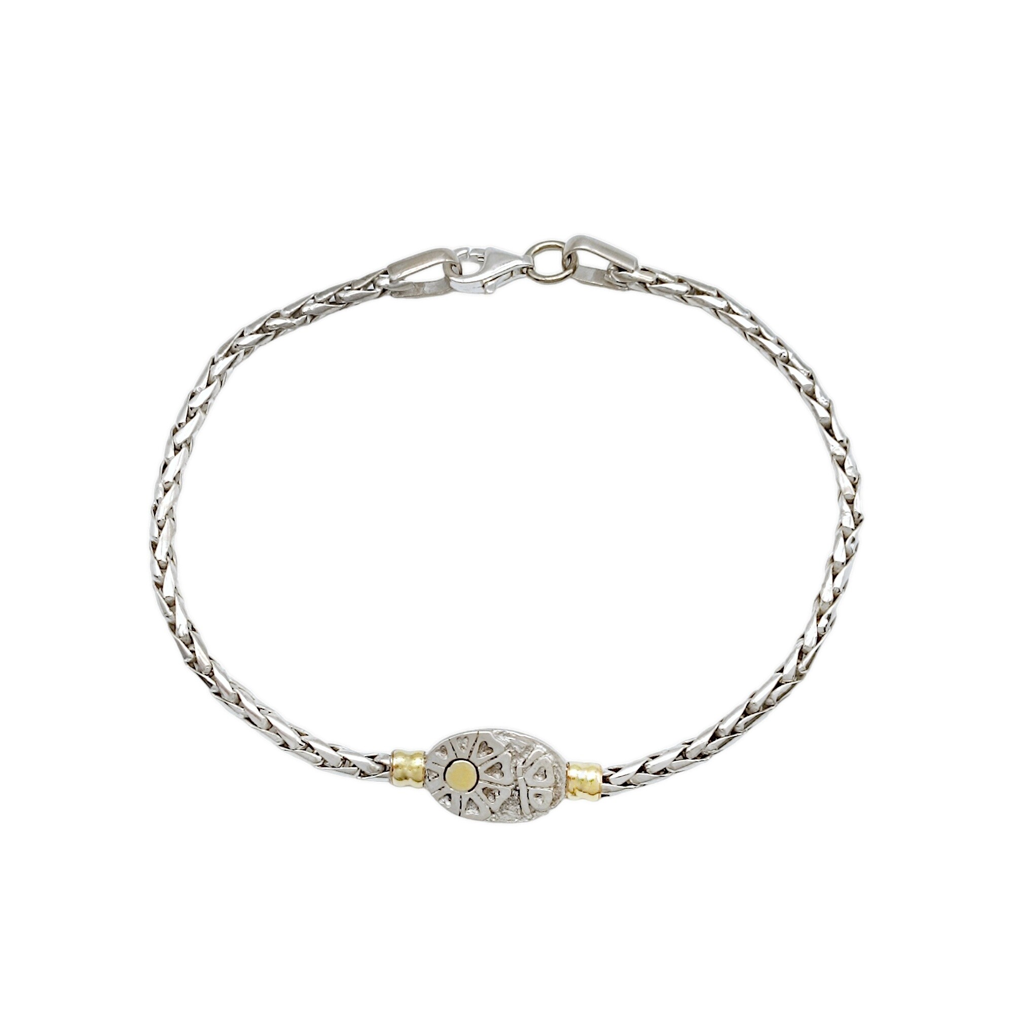 Brazalete Cruzado-Plata 925-Sin Piedra-BR3034 - Sinpiedra - Mamba Negra