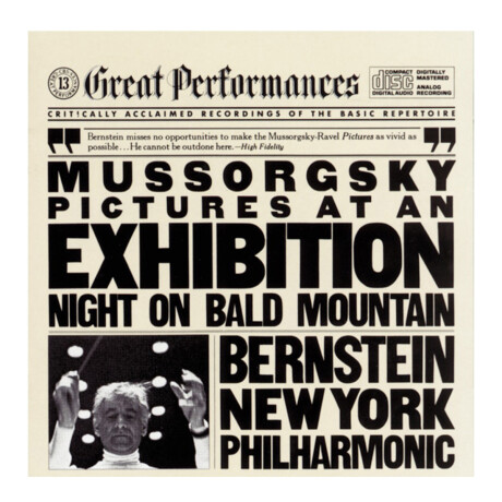 Mussorgsky / Bernstein / Nyp - Pictures At An Exhibition - Cd Mussorgsky / Bernstein / Nyp - Pictures At An Exhibition - Cd