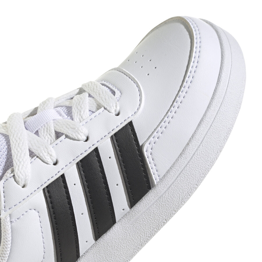 Championes de Niños Adidas Breaknet Lifestyle Court Blanco - Negro