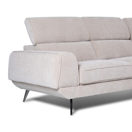 Rinconera Versatile - Tela Microfibra - Chaise Derecho 6686-4 Beige
