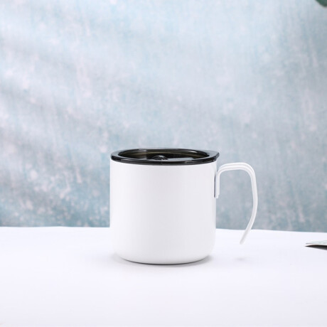 Jarra térmica con agarre y tapa 350 Ml Blanco