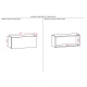 Modulo Basculante 70 cms. BLANCO