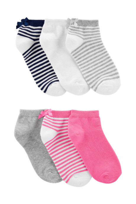Pack seis pares de medias tobilleras Pack seis pares de medias tobilleras