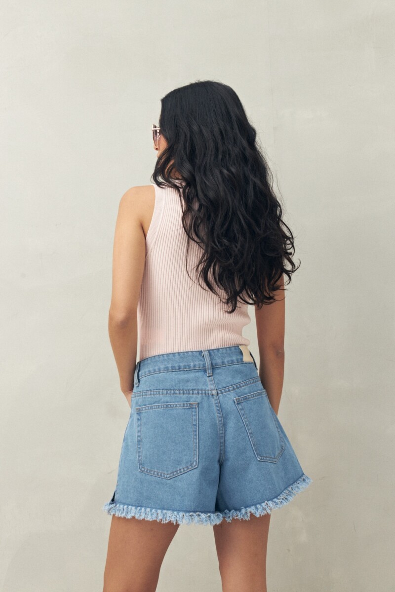 SHORT OMBRA Celeste