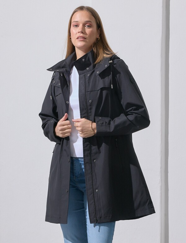 Gabardina Water Repellent NEGRO