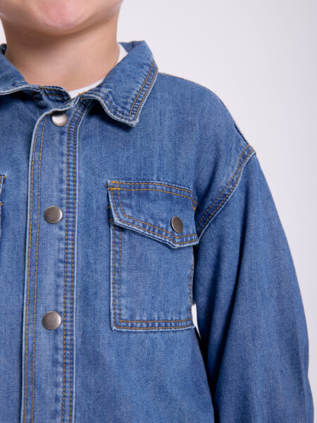 Camisa jean Azul Medio