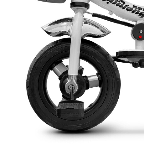 Coche Triciclo Bebé Con Capota Anti UV Giratoria 360 Gris