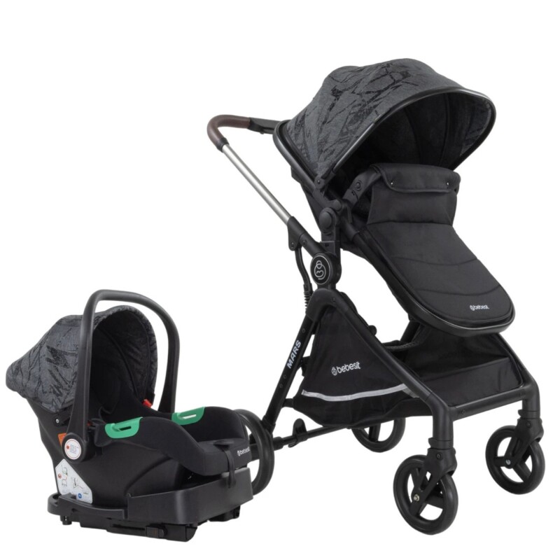 Bebesit Travel System Mars LX Baby Silla I-size + Base Negro Bebesit Travel System Mars LX Baby Silla I-size + Base Negro