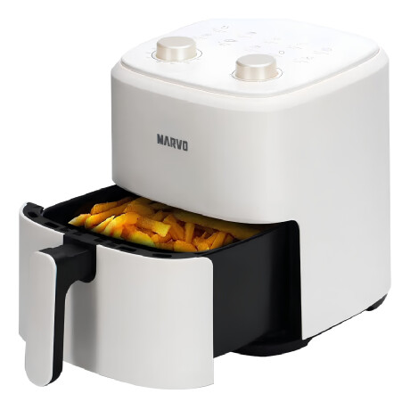 Freidora Sin Aceite Marvo Antiadherente 1350w 4,4lts Blanca Freidora Sin Aceite Marvo Antiadherente 1350w 4,4lts Blanca
