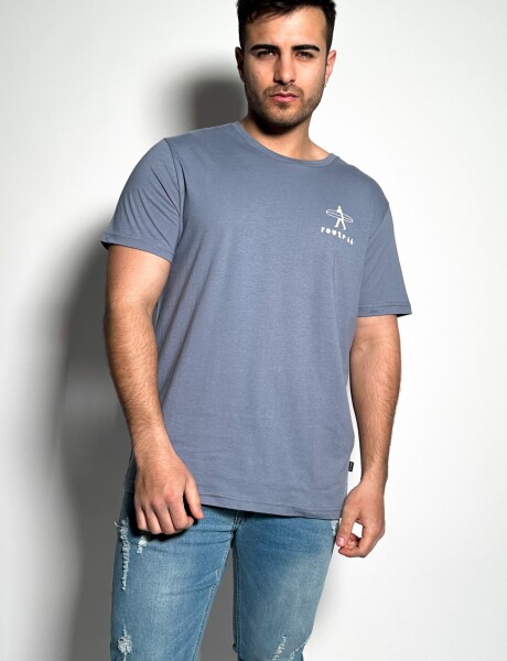Remera Oversize Pierre Azul