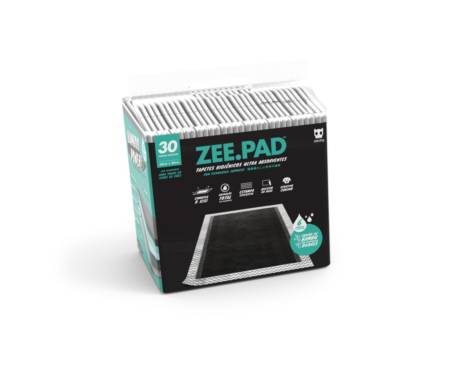 EMPAPADORES ZEE DOG - PACK 30 U 