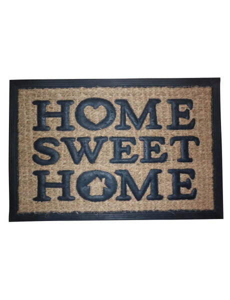 FELPUDO COCO/GOMA 40X60CM H.1CM HOME SWEET HOME FELPUDO COCO/GOMA 40X60CM H.1CM HOME SWEET HOME