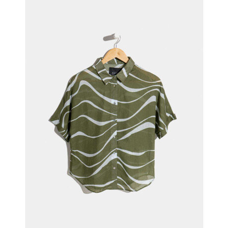 Camisa Con Estampa Combinacion Multicolor