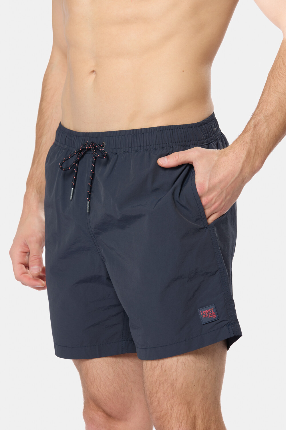 SHORT DE BAÑO LISO Azul