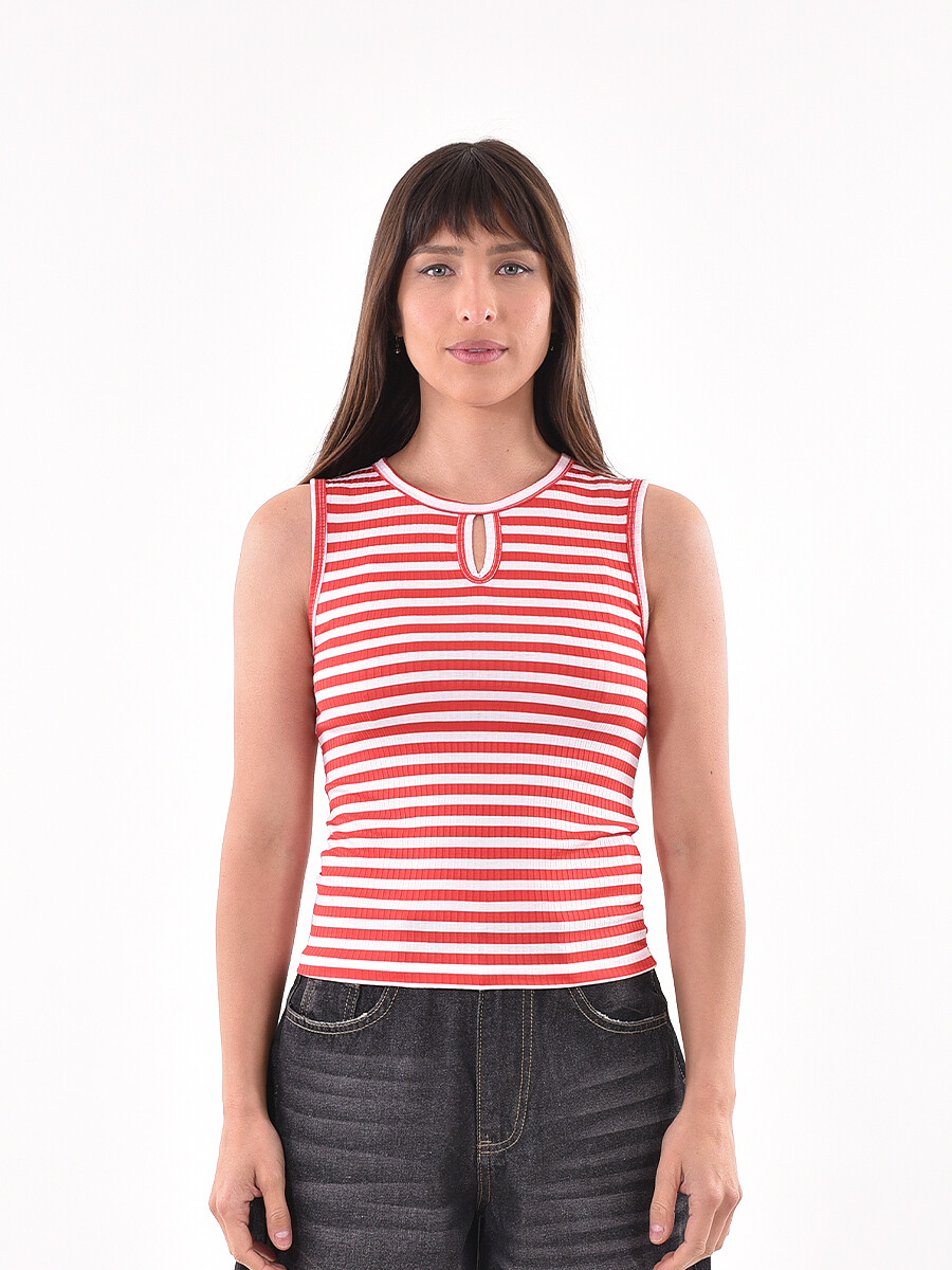 MUSCULOSA GUIONES - ROJO 