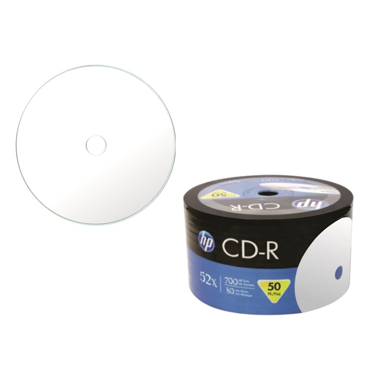 Cd-r HP 52X 80 Min 700MB Printable 