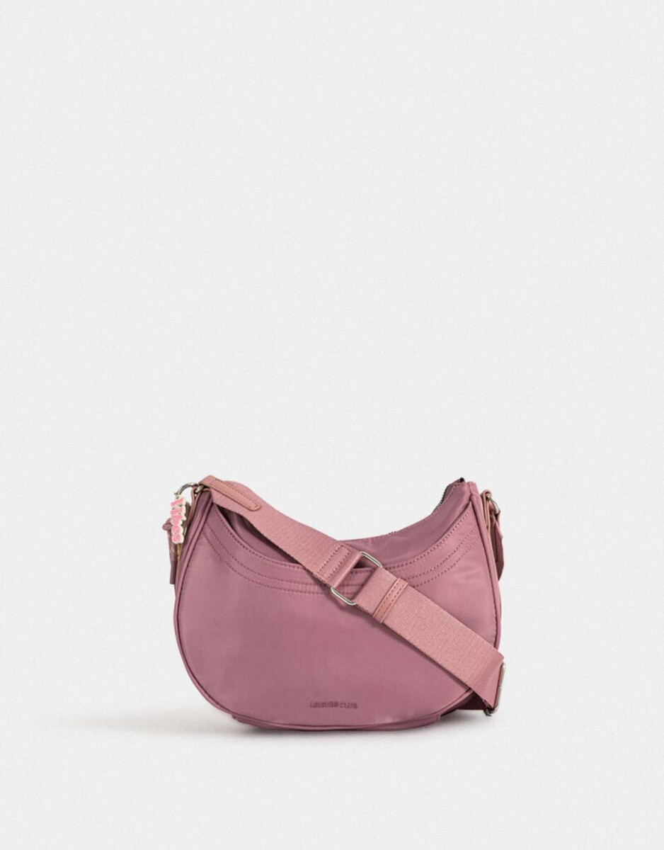 Bandolera Urbana Con Charm - Violeta Uva 