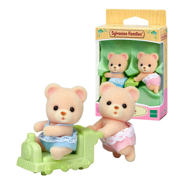 Sylvanian Families Gemelos Oso Pardo Osito Niño Juguete Sylvanian Families Gemelos Oso Pardo Osito Niño Juguete