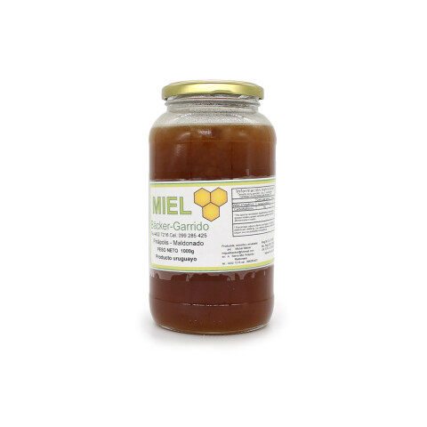 Miel Backer Vidrio 1kg. Miel Kilo Vidrio Backer
