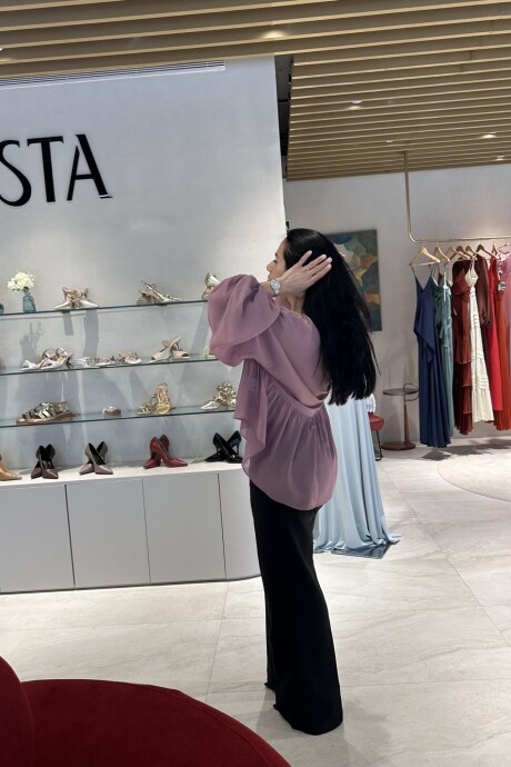 Blusa Doris Rosa viejo
