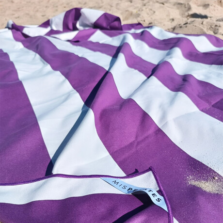 Toalla toallón de microfibra 180 x 90 cm Violeta