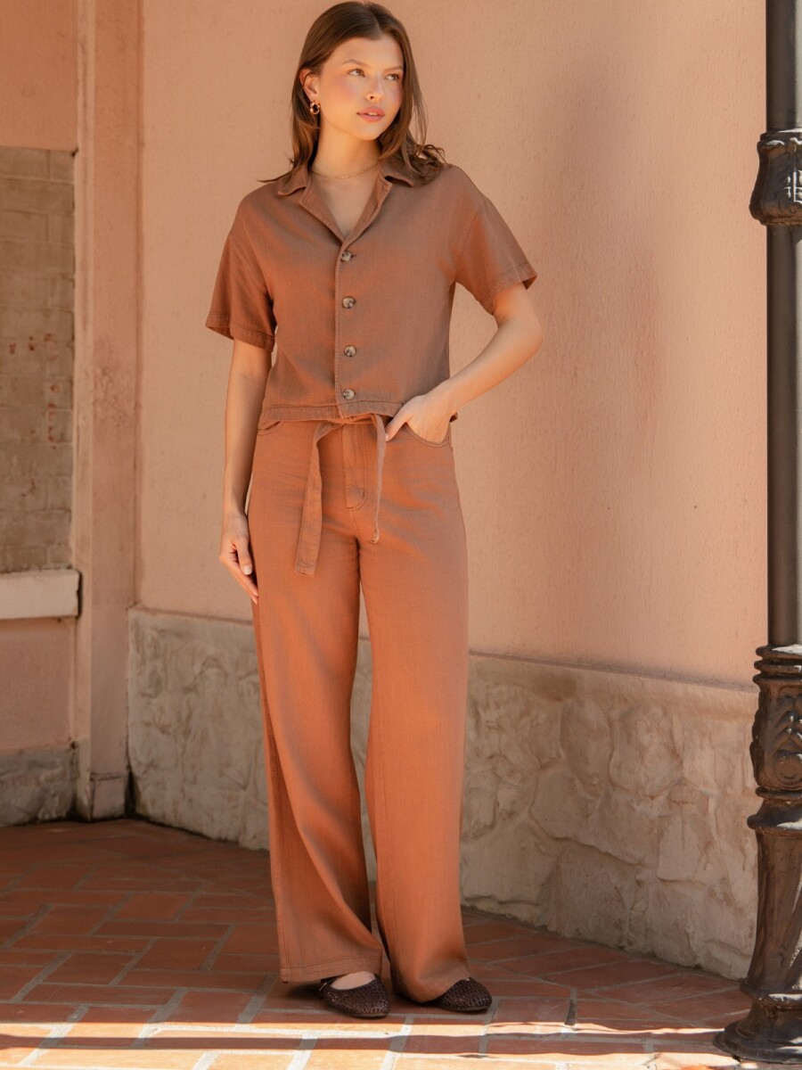 Pantalón Danielle. - Chocolate 
