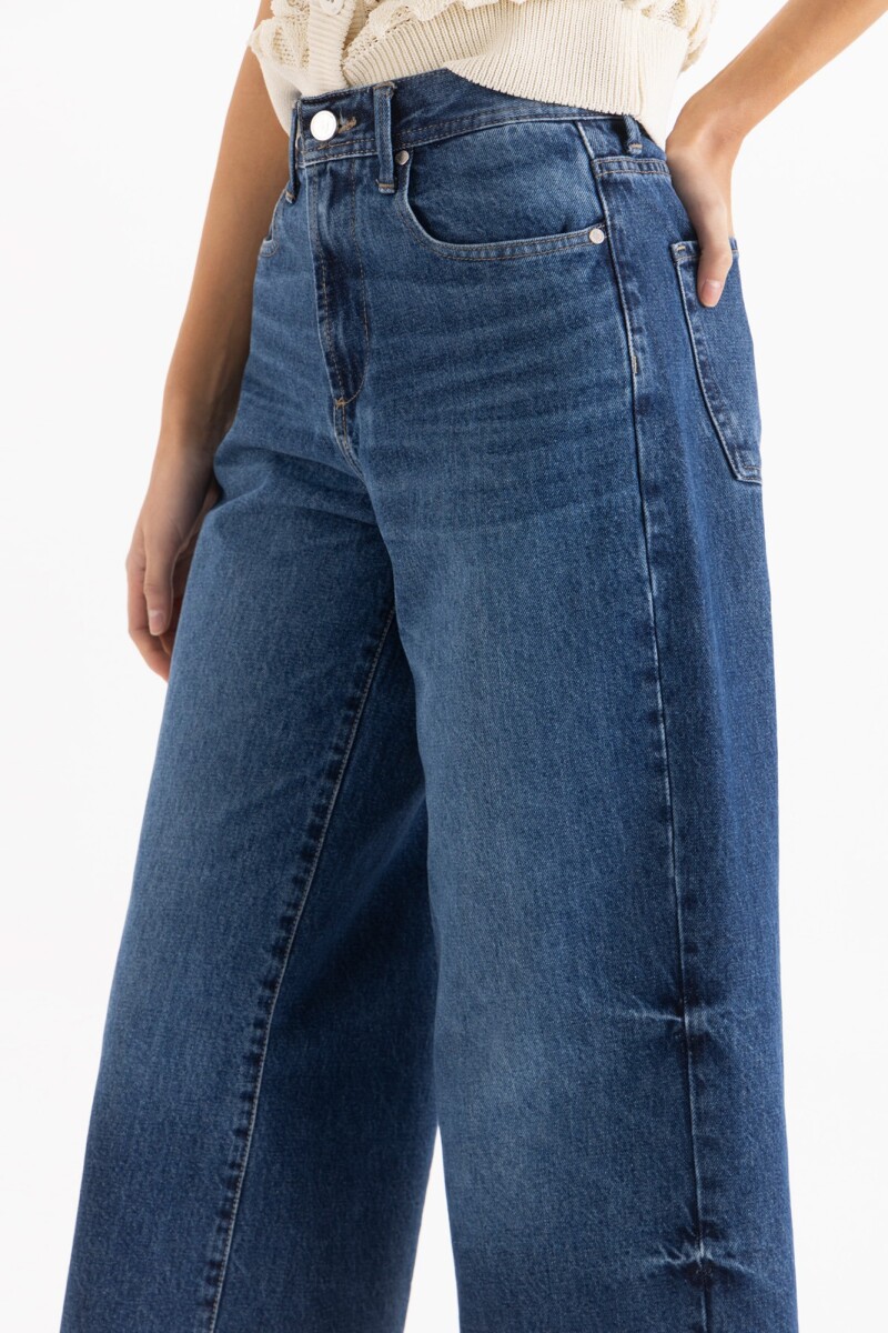 JEANS WIDE X BLUE Azul