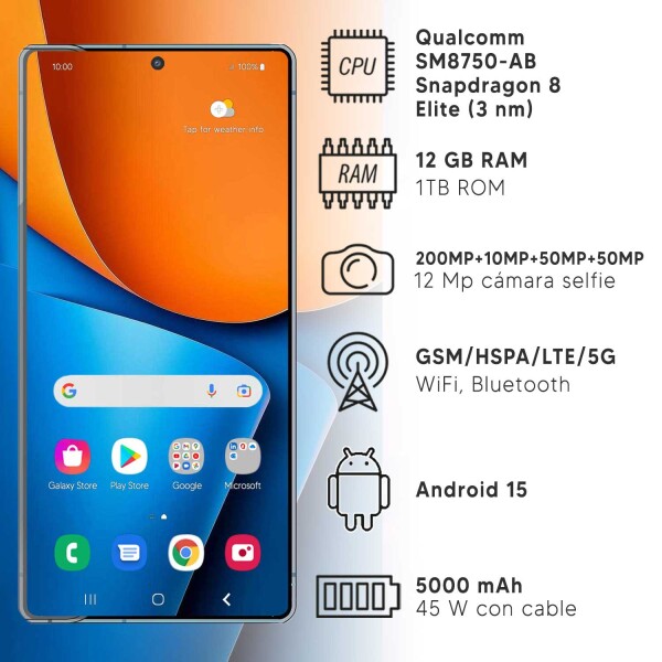 Samsung S25 Ultra 12/1tb 5g AZUL