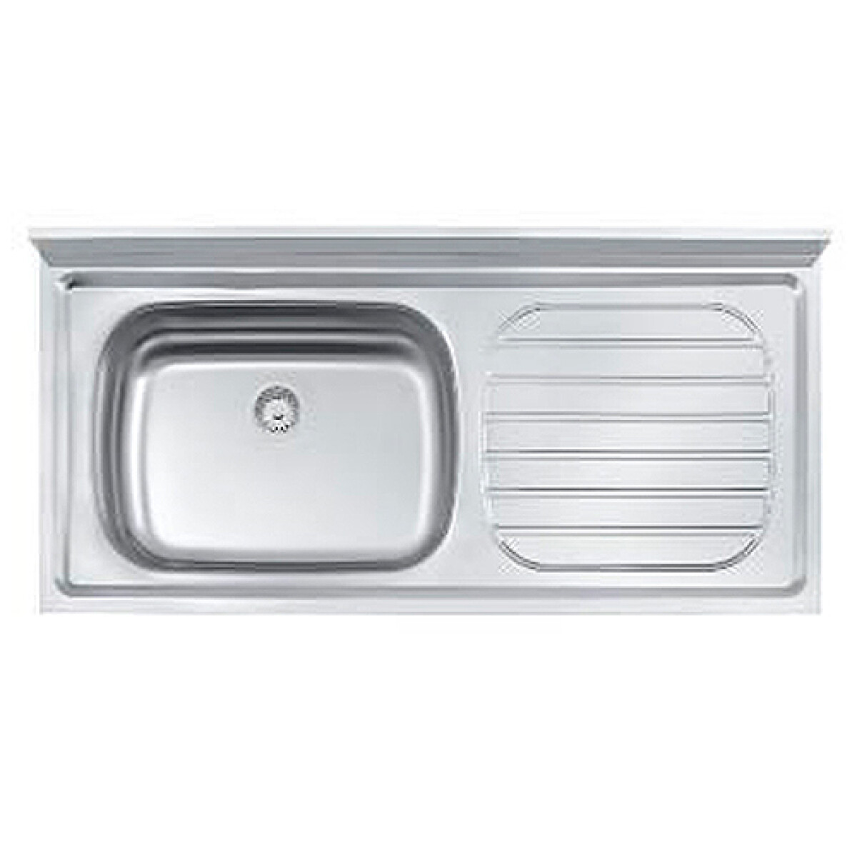 PILETA NAPOLI Izquierda 1.20m A.Inox - Sin color 