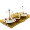 Set de té para dos personas color plato ceramica 10