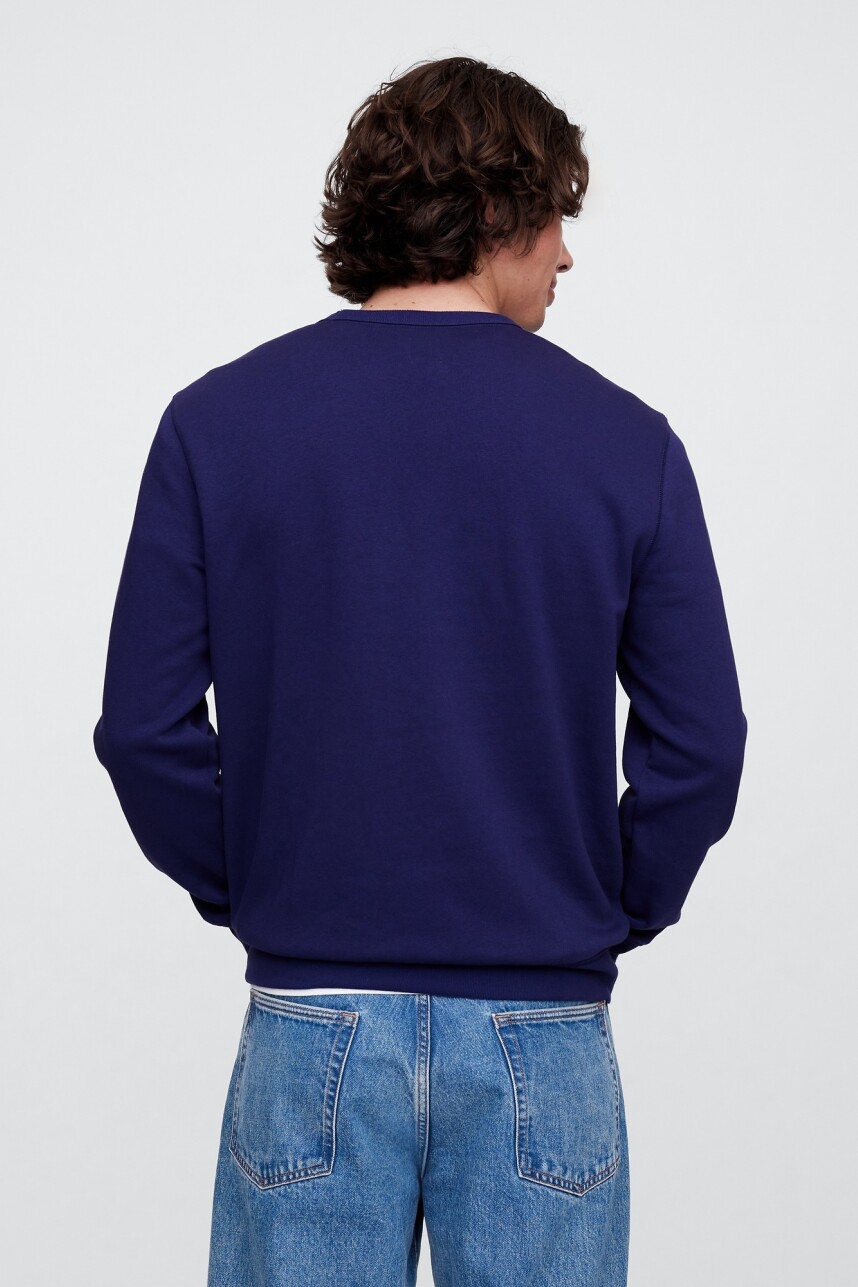 Buzo Deportivo Logo Gap Hombre Twilight Navy