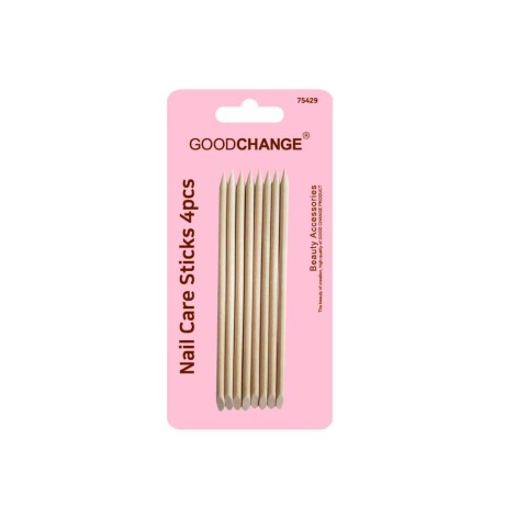 PALITOS DE MADERA REMOVEDOR DE CUTÍCULA - NAIL CARE STICKS 4 PCS PALITOS DE MADERA REMOVEDOR DE CUTÍCULA - NAIL CARE STICKS 4 PCS