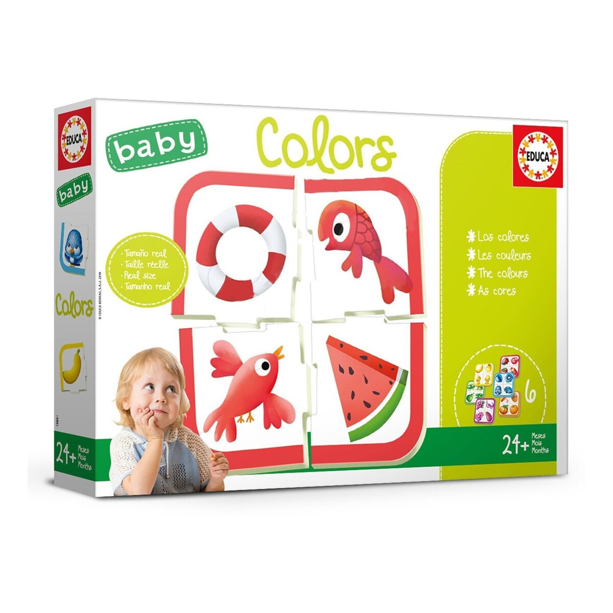 Puzzle Rompecabeza Didactico Aprender Colores Educa Niños 