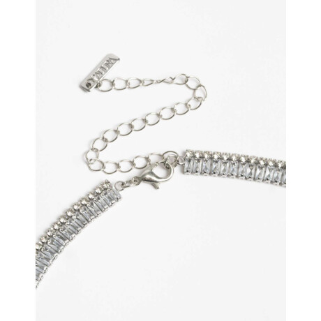 Collares Cortos Strass Cristal