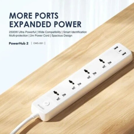 Hub enchufes con entrada USB OWS-E351 V01