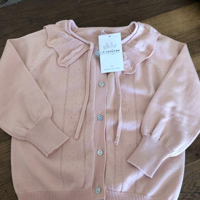 Saquito hilo rosa viejo Saquito hilo rosa viejo