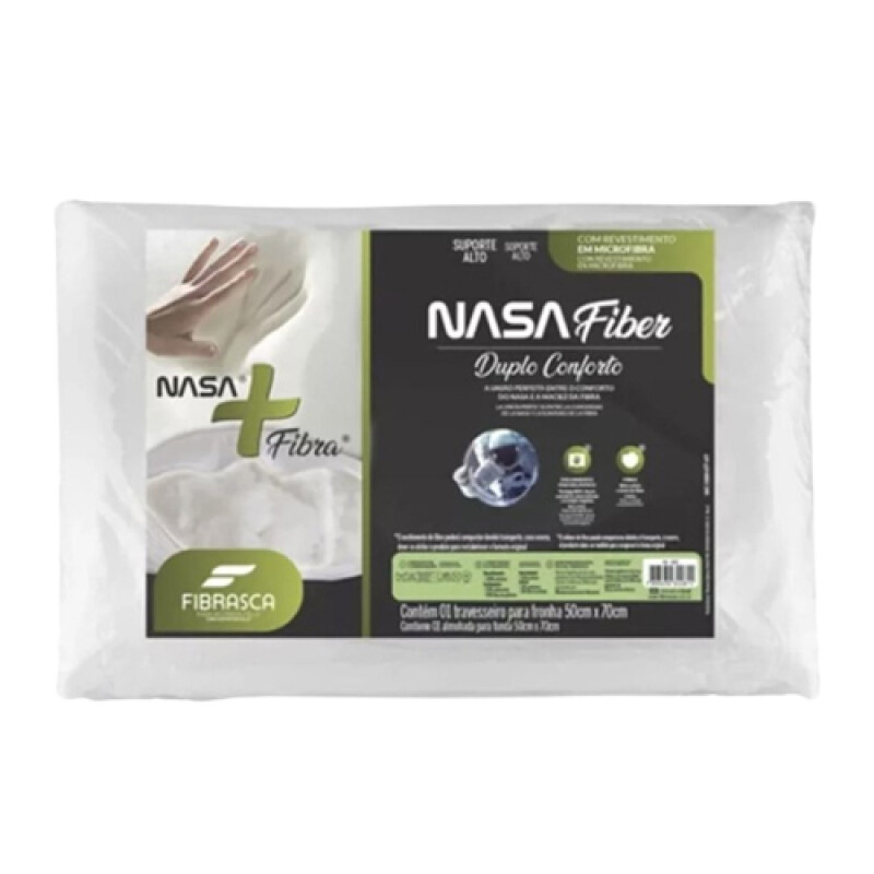 Nasa fiber almohada visco elástica 50x70 - 4481 Nasa fiber almohada visco elástica 50x70 - 4481