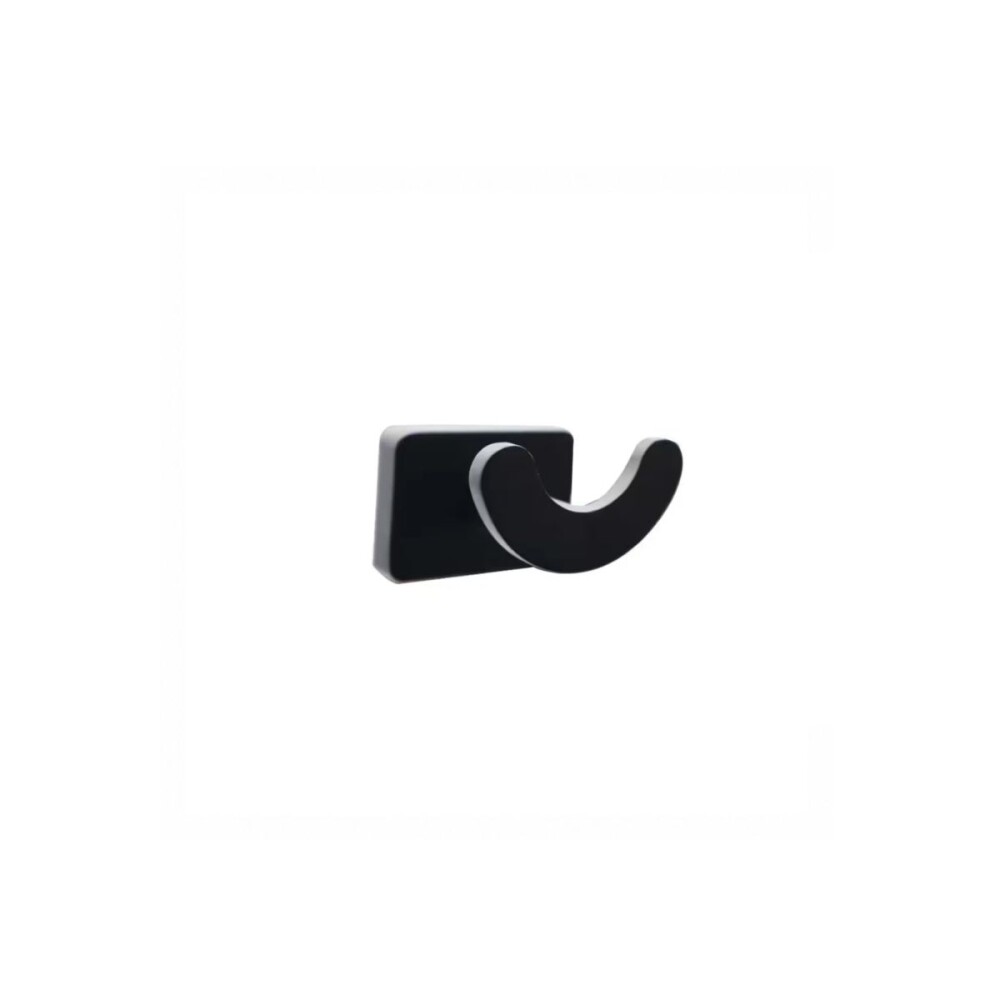 Percha doble NOAR Negro Mate Percha Doble Noar Negro Mate