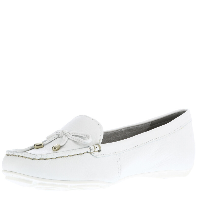 Zapatos de Mujer Bottero Mocasin c/moñita Blanco
