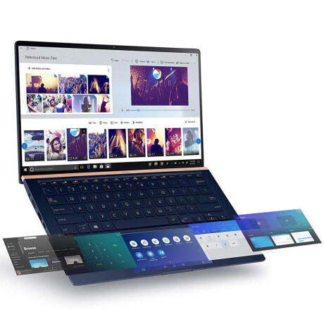 Notebook Asus Zenbook Core I7 4.9GHZ, 16GB, 512GB Ssd, 14'' Fhd Touch, Screenpad, MX250 2GB 001