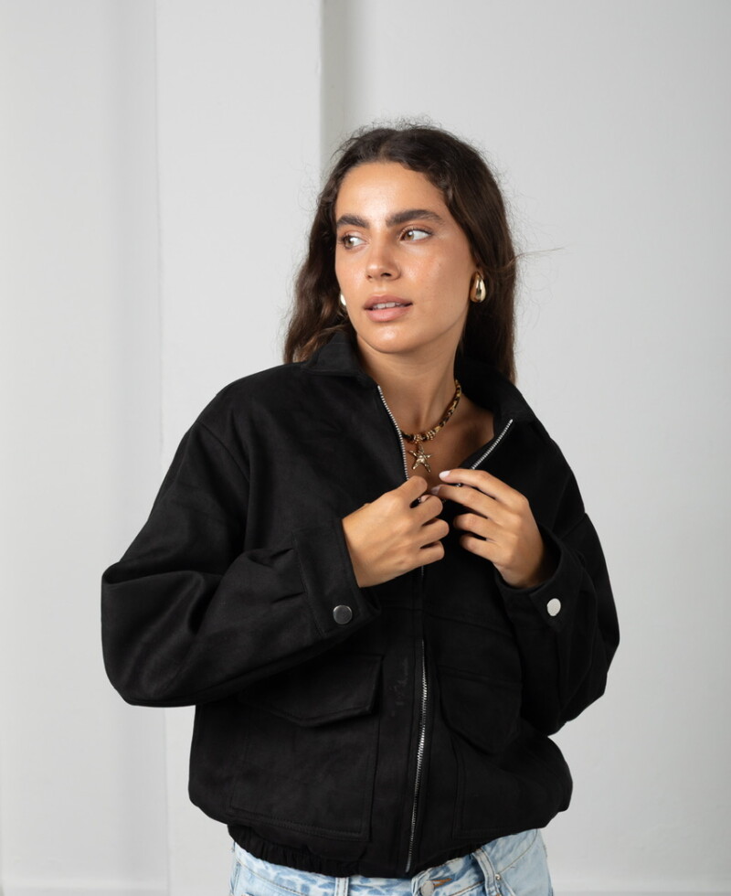 Campera Luciana negra