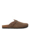 Sandalia de Hombre Freeway Zueco Casual 1 Hebilla Taupe