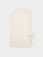 Balaclava De Punto Con Tiras crudo