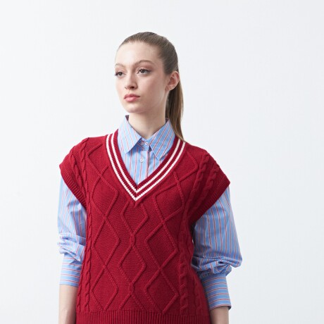 CHALECO ANTLIA Rojo Oscuro