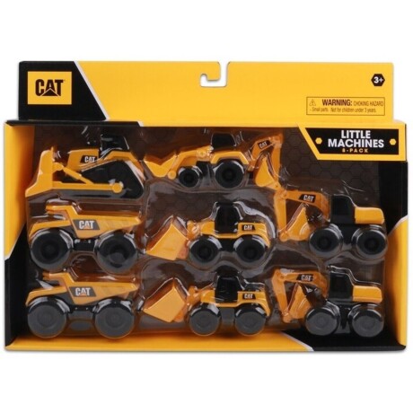 Set de 8 Vehículos de Construcción Cat 001