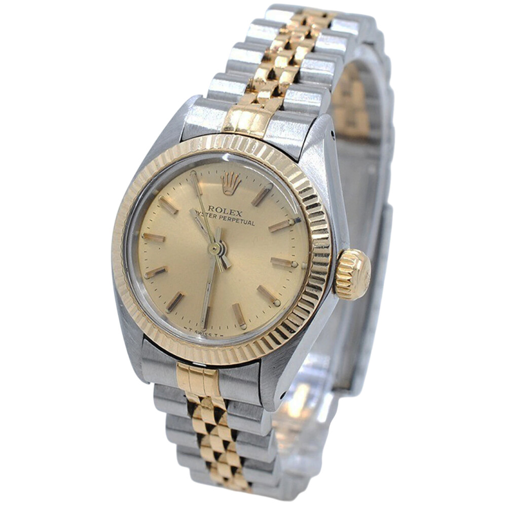 Rolex Oyster Perpetual Dama 6719, Acero Y Oro, 26 Mm, Año 1981 Rolex Oyster Perpetual Dama 6719, Acero Y Oro, 26 Mm, Año 1981
