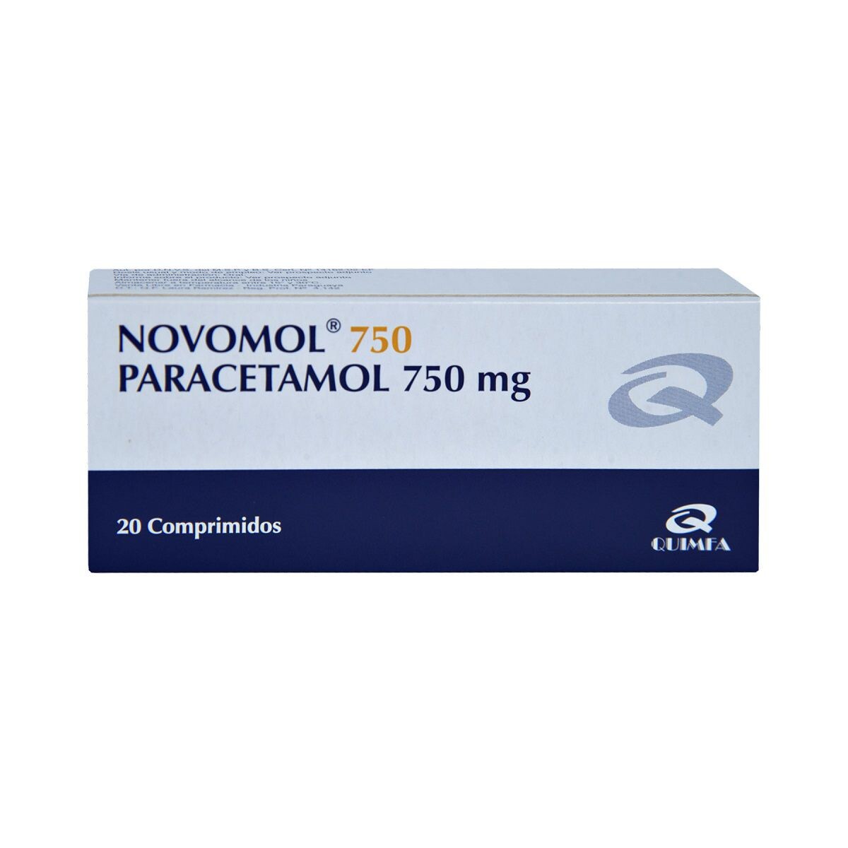 NOVOMOL 750 MG. CJ X 20 COMP. 