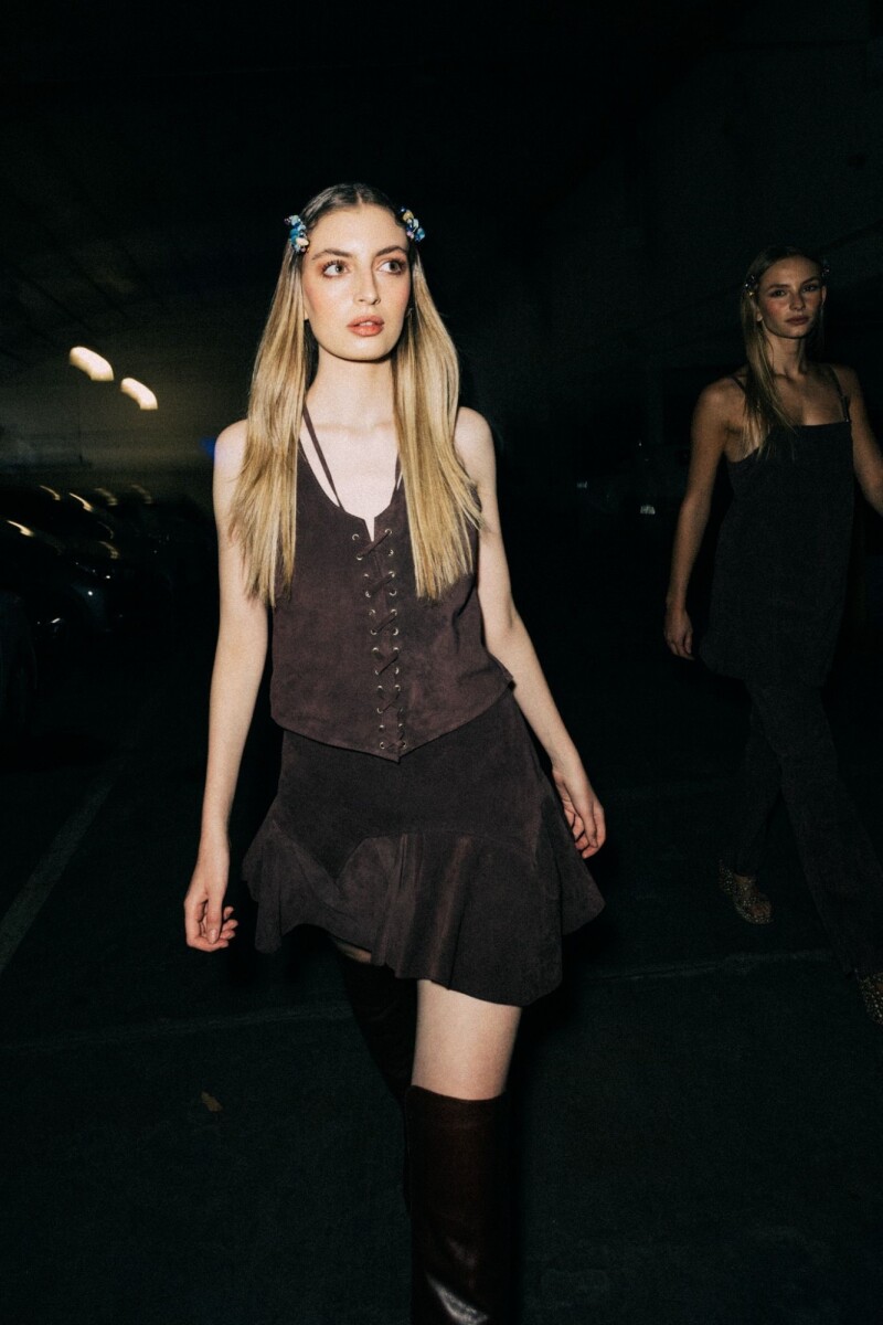 Mini Gotic Skirt - Chocolate 